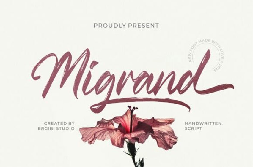 Migrand Brush Font