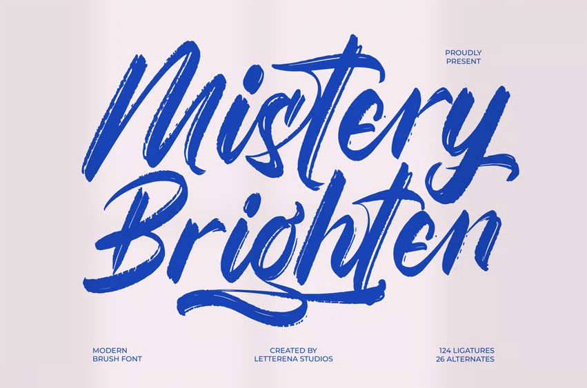 Mistery Brighten Font