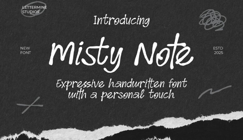 Misty Note Font