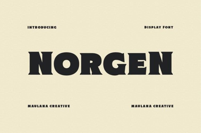 Norgen Font