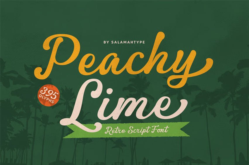 Peachy Lime Font
