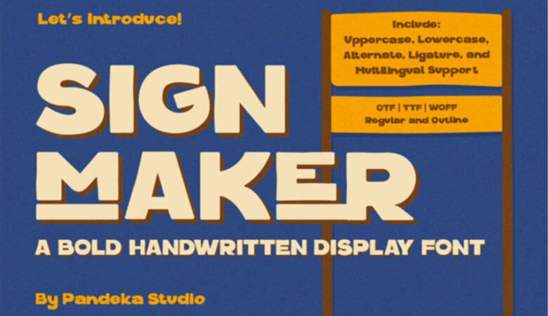 Signmaker Font
