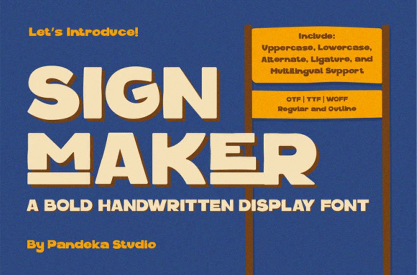 Signmaker Font
