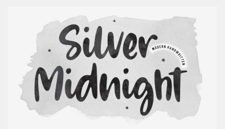 Silver Midnight Font