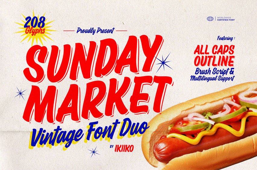 Sunday Market Font