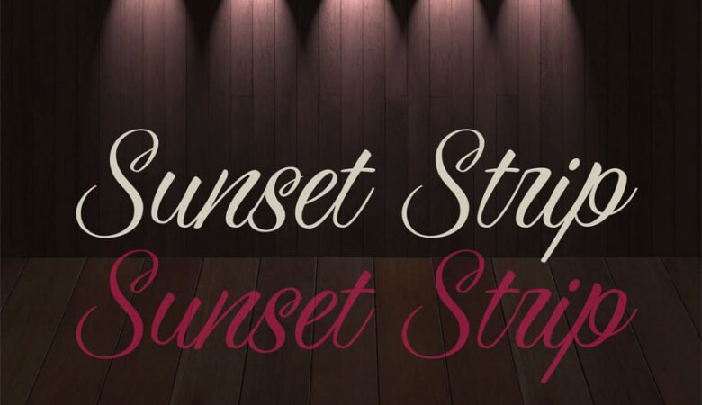 Sunset Strip Font