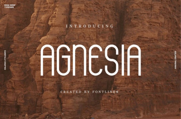 Agnesia Font - FreeDaFonts