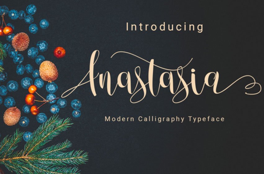 Anastasia Script Font
