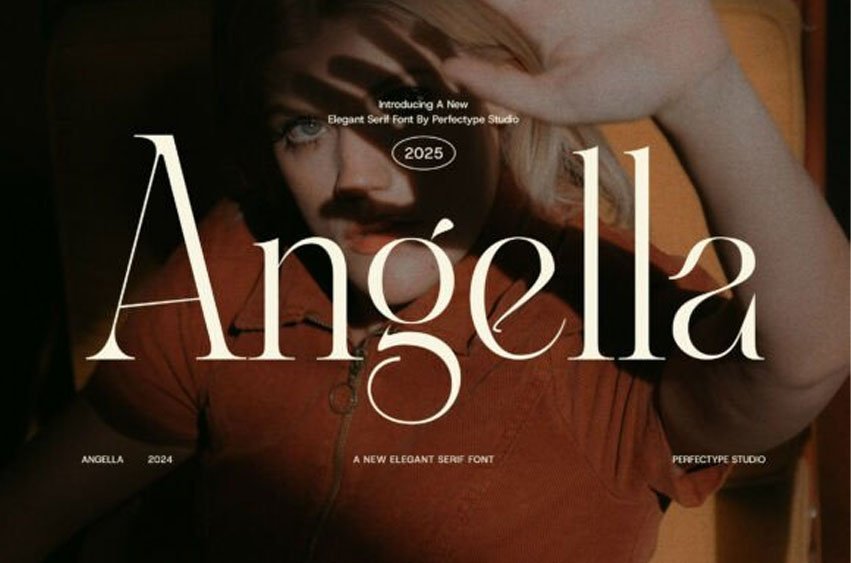 Angella Serif Font