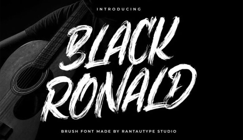 Black Ronald Font