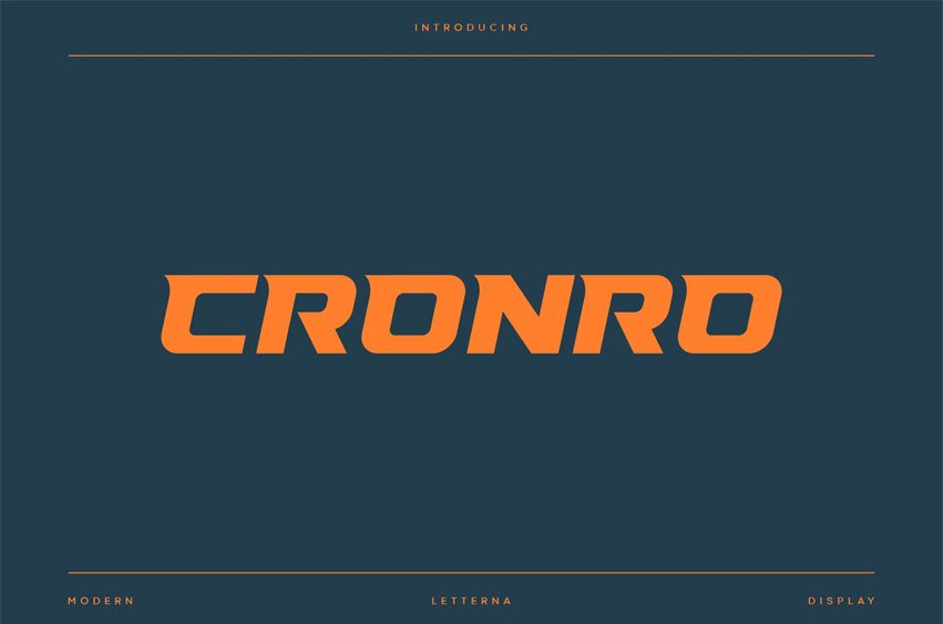 Cronro Font