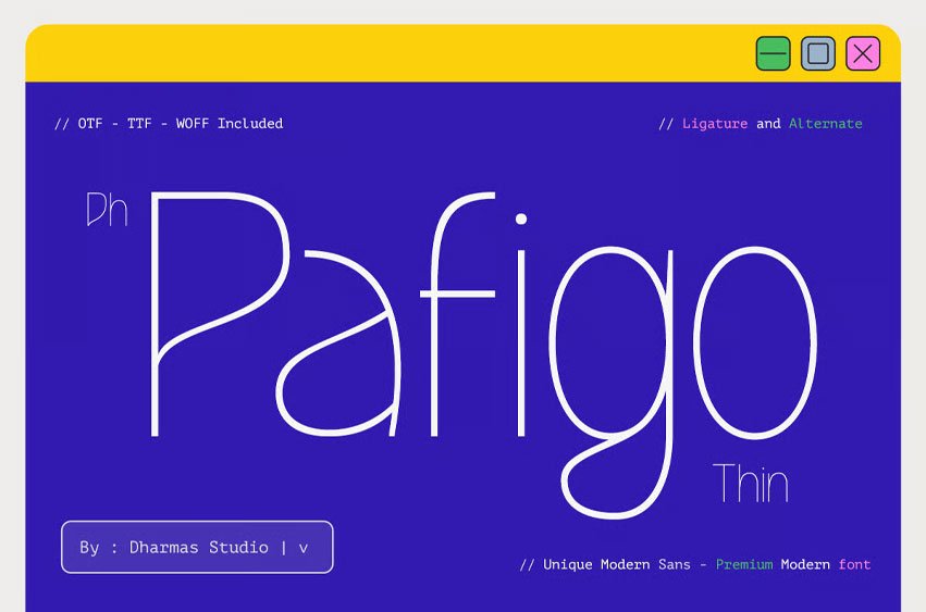 Dh Pafigo Font