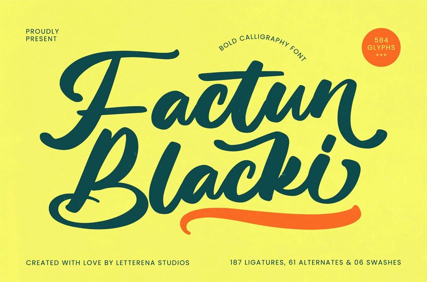 Factun Blacki Font