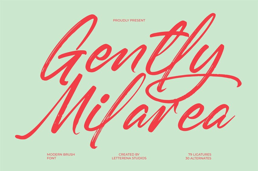 Gently Milarea Font