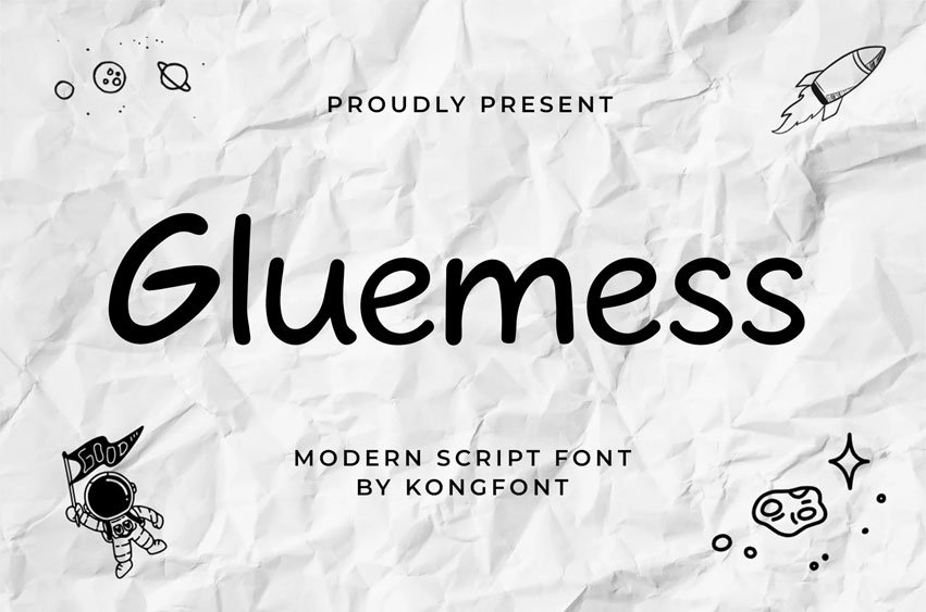 Gluemess Font