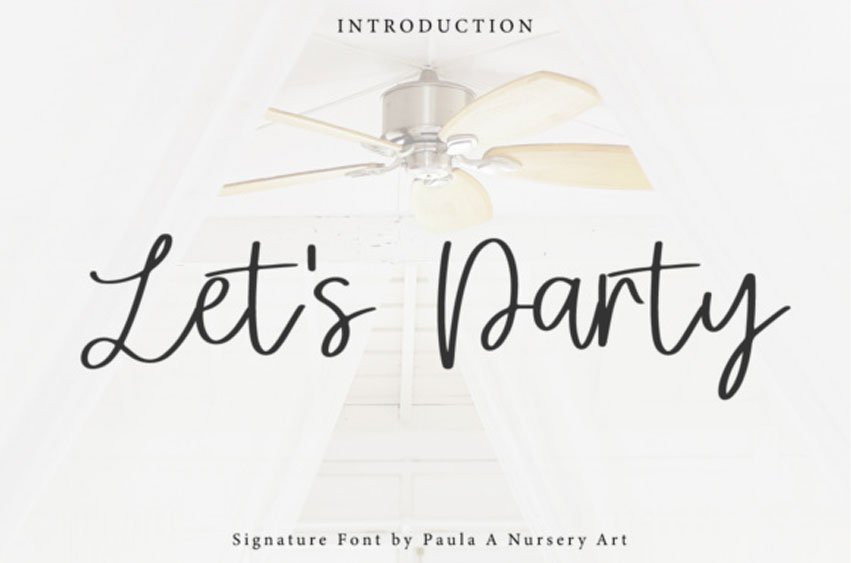 Let's Party Font