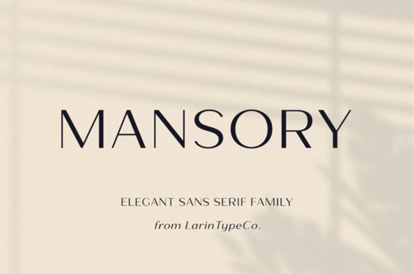 Mansory Font