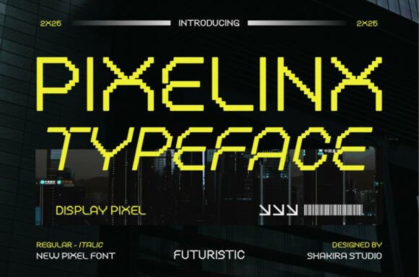 Pixelinx Font