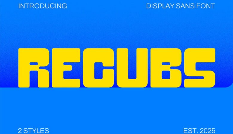 Recubs Font
