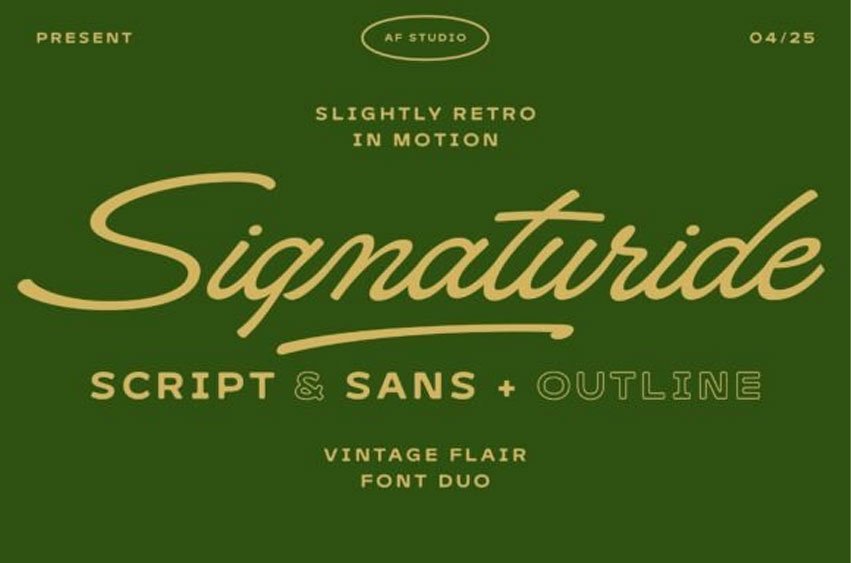 Signaturide Font
