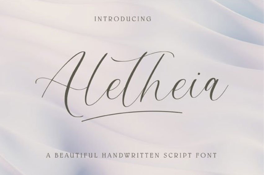 Aletheia Script Font