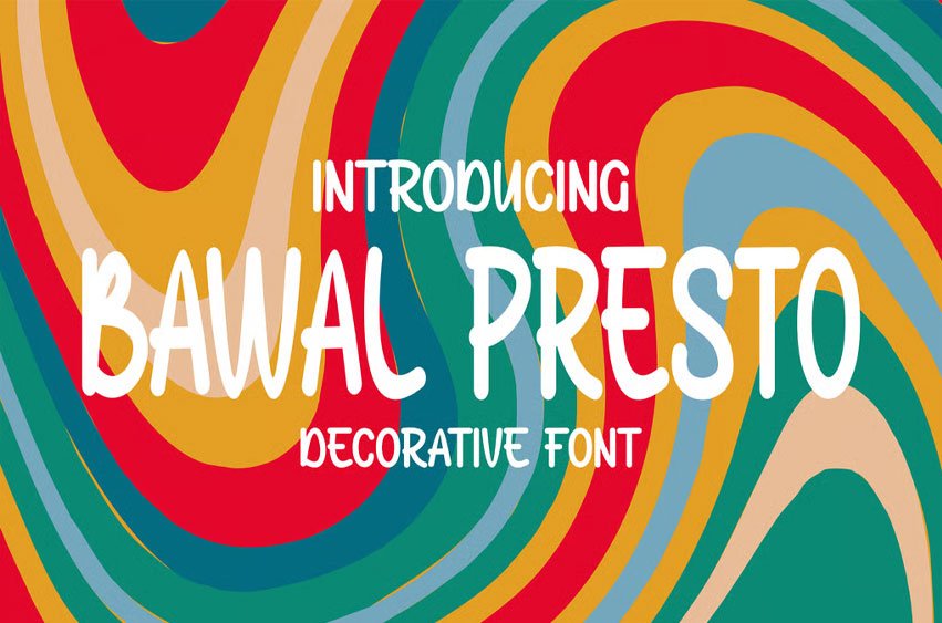 Bawal Presto Font