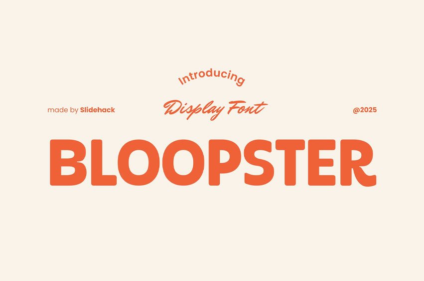 Bloopster Font