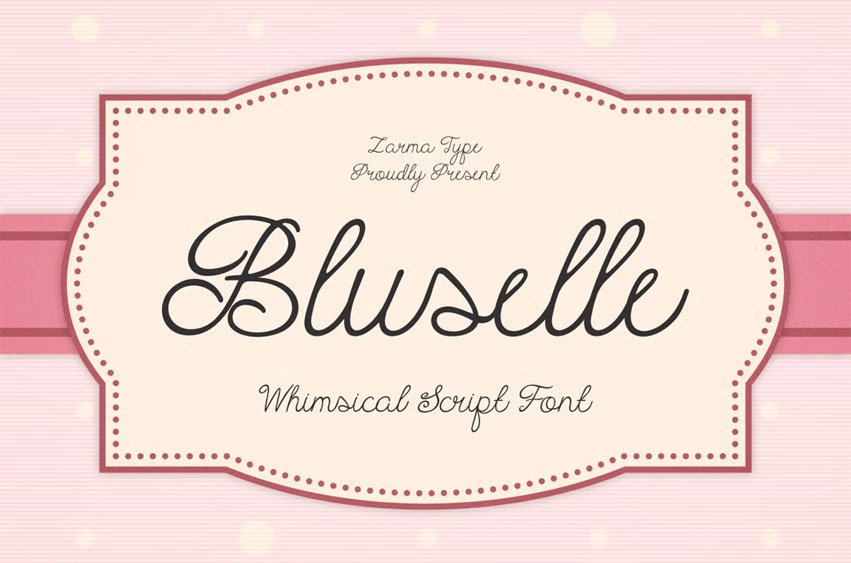 Bluselle Font