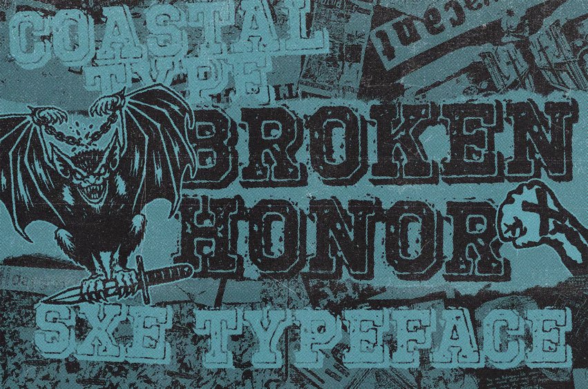 Broken Honor Font