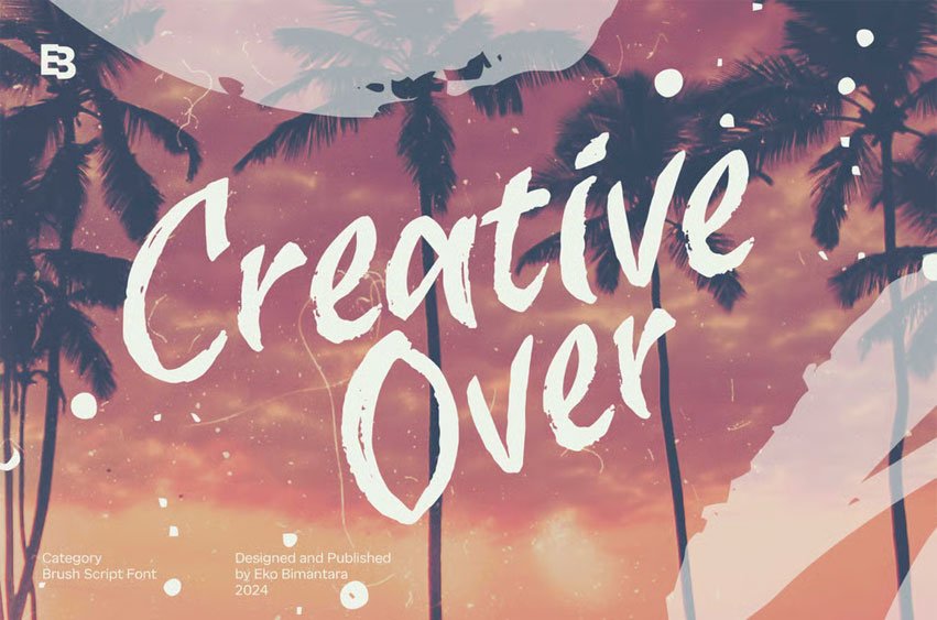 Creative Over Font