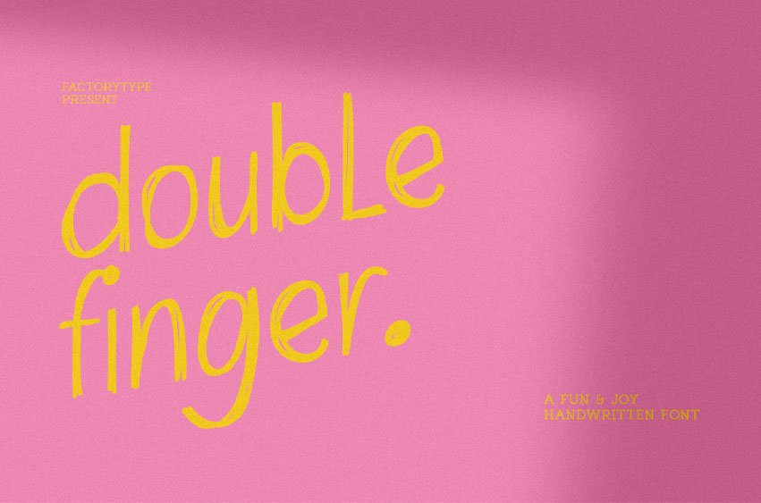 Doublefinger Font