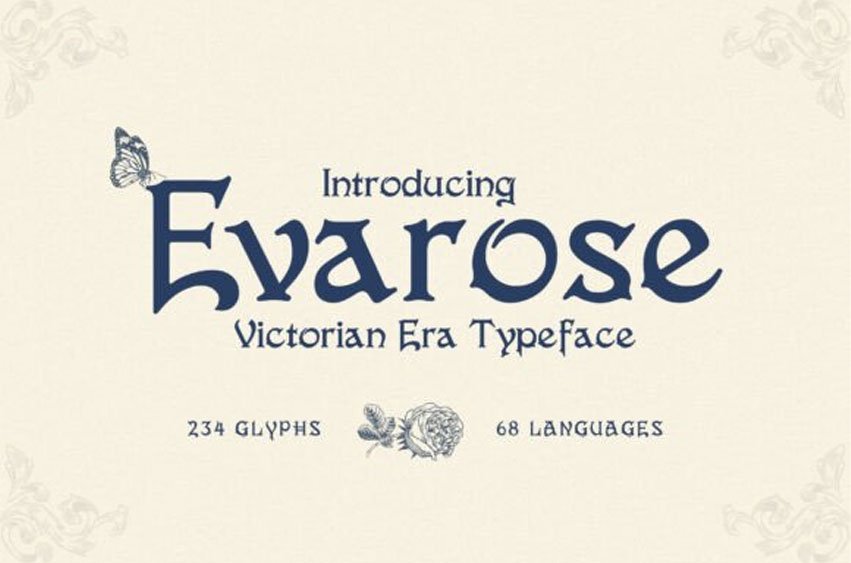 Evarose Font