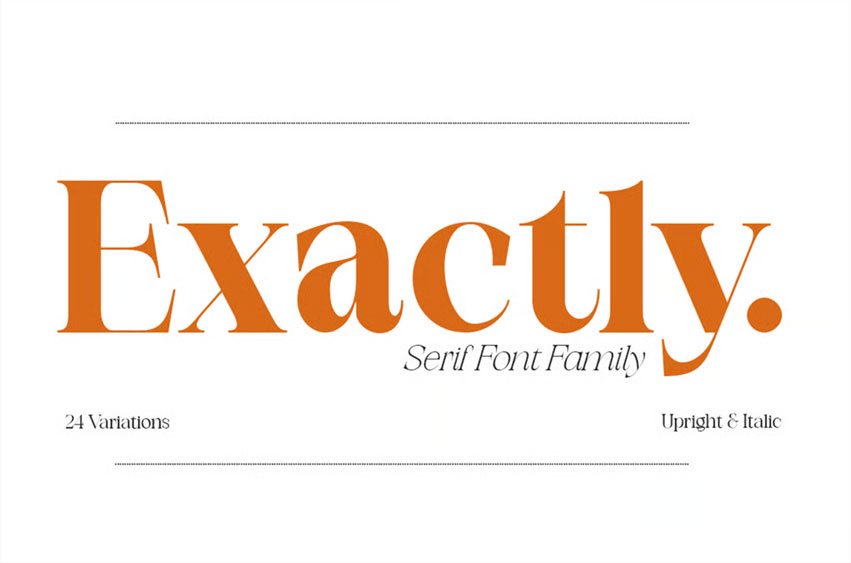 Exactly Font FreeDaFonts Exactly Font FreeDaFonts