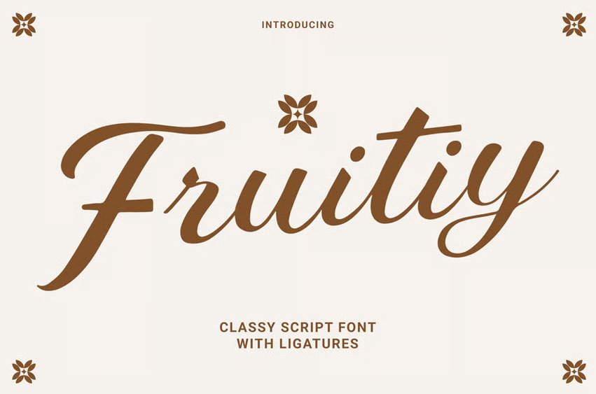 Fruity Font