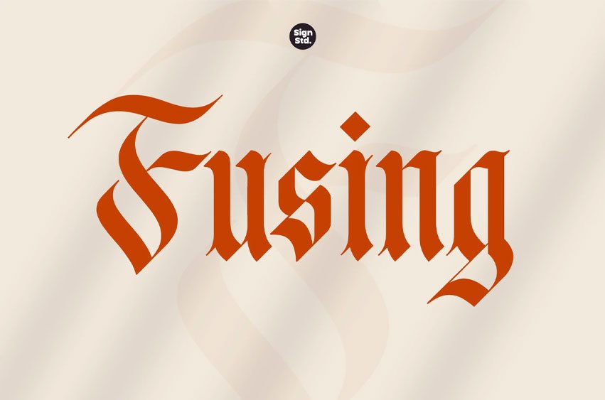 Fusing Font
