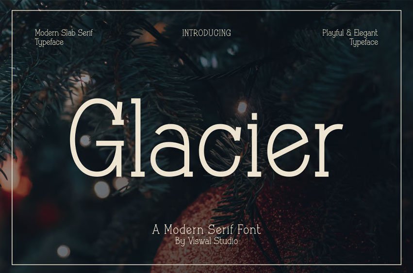 Glacier Modern Font