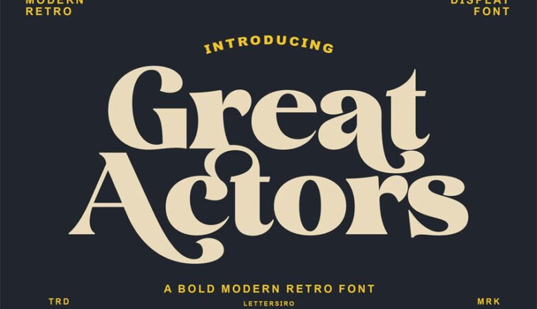 Great Actors Font