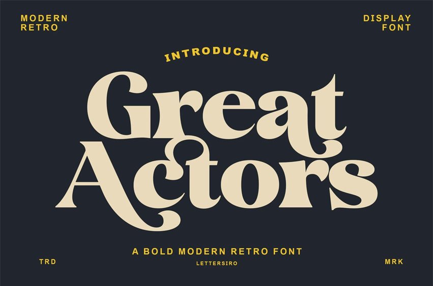 Great Actors Font