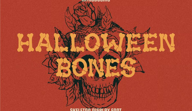 Halloween Bones Font