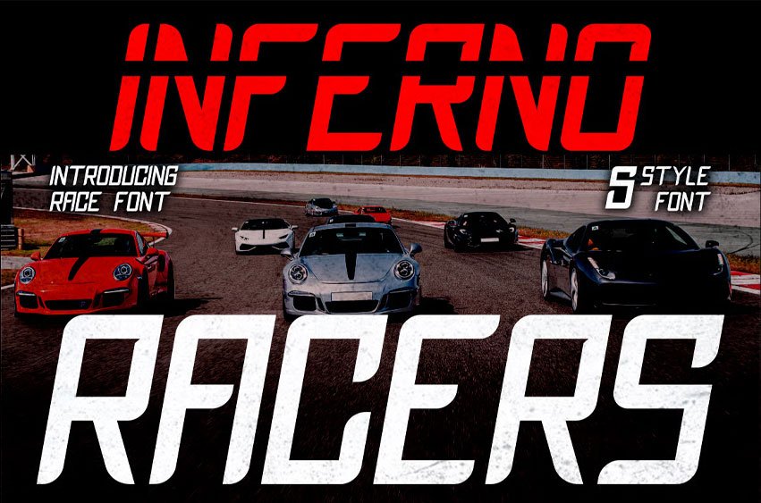 Inferno Racers Font