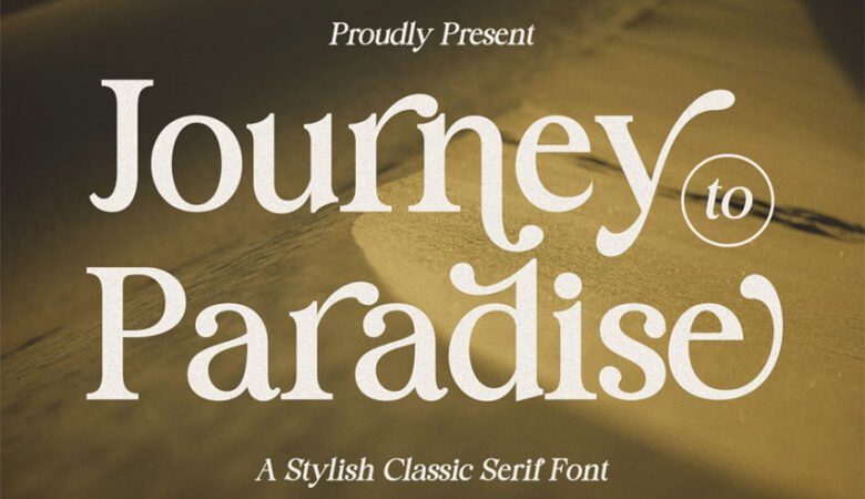 Journey to Paradise Font