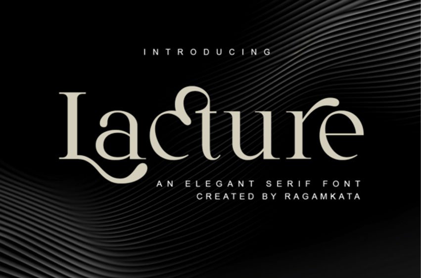 Lacture Regular Font