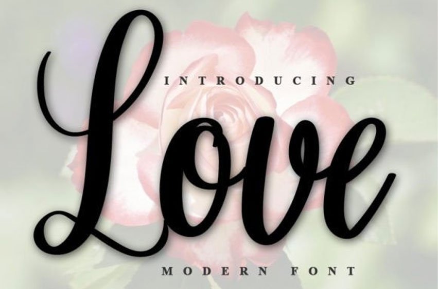 Love Modern Font