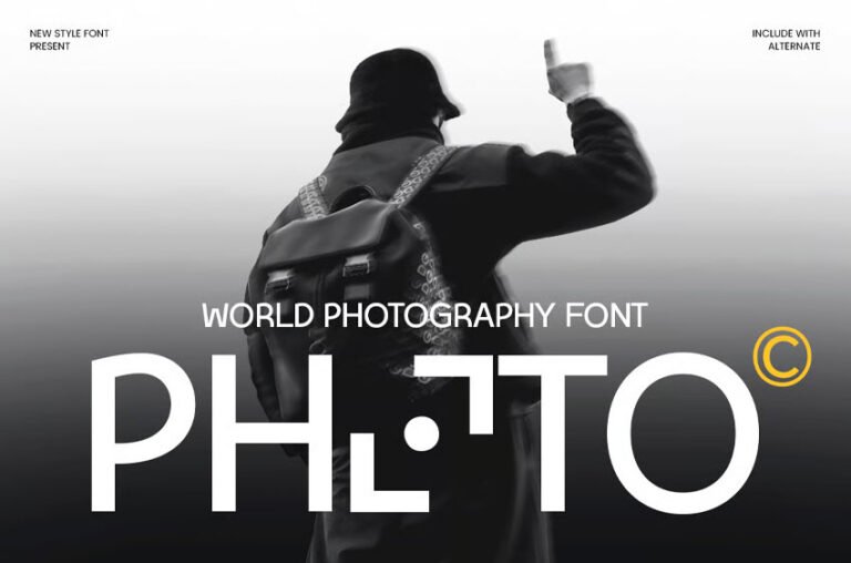 Photo Font Design Photo Font - FreeDaFonts
