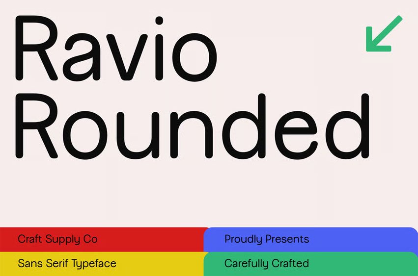 Ravio Rounded Font