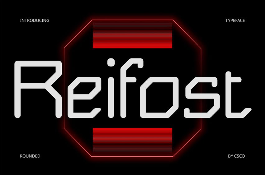 Reifost Rounded Font