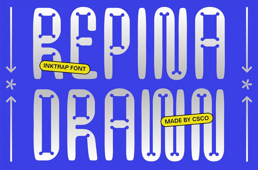 Repina Drawn Font