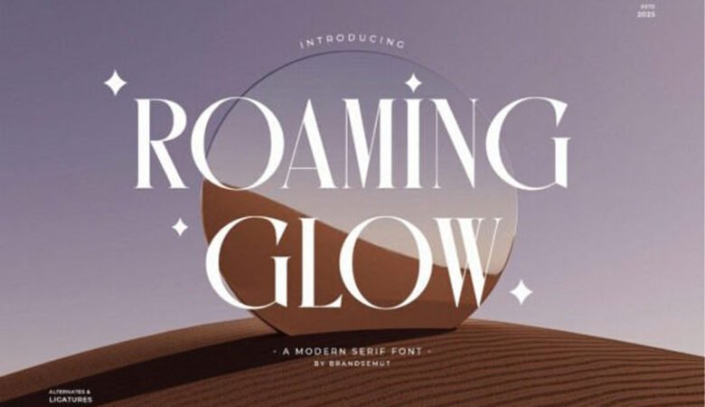Roaming Glow Font