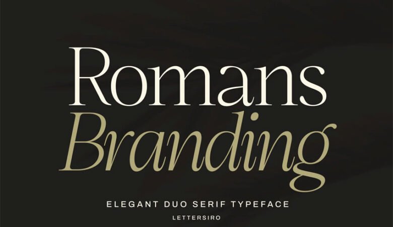 Romans Branding Font
