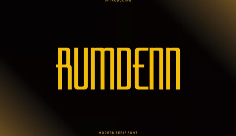 Rumdenn Font